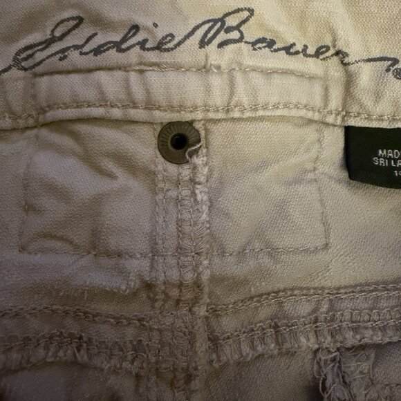 Eddie Bauer Pants Womens 14 Green Corduroy Stretch Modern Straight Casual Ladies - Picture 4 of 8